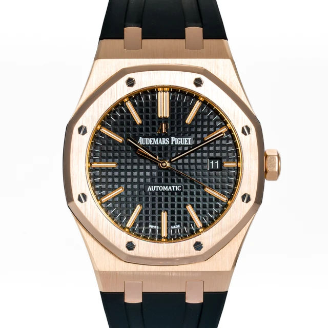 Audemars Piguet Royal Oak 41 Rose gold Black Dial
