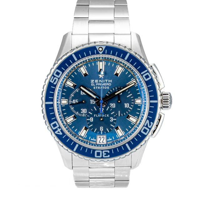 Zenith El Primero Stratos Flyback Chronograph Blue